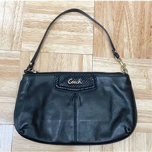 Coach leather wristlet